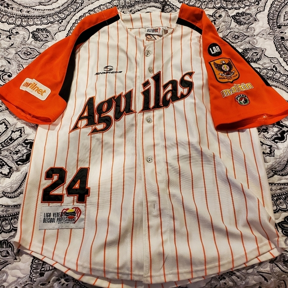 AGUILAS DEL ZULIA JERSEY VENEZUELAN PROFFESIONAL BASEBALL WINTER LEAGUE - Picture 2 of 4